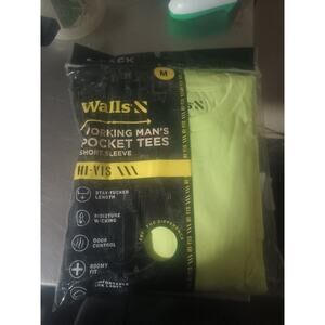 NEW Walls Short Sleeve Working Man's Pocket Tees 2 Pack - Medium size